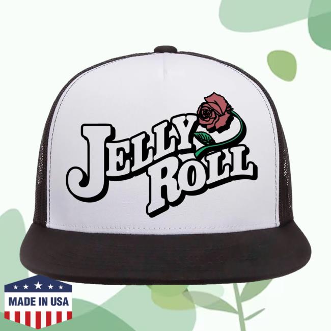 Jelly Roll Merch Store Rose Trucker Hat 2 Jelly Roll Merch Store Rose Trucker Hat