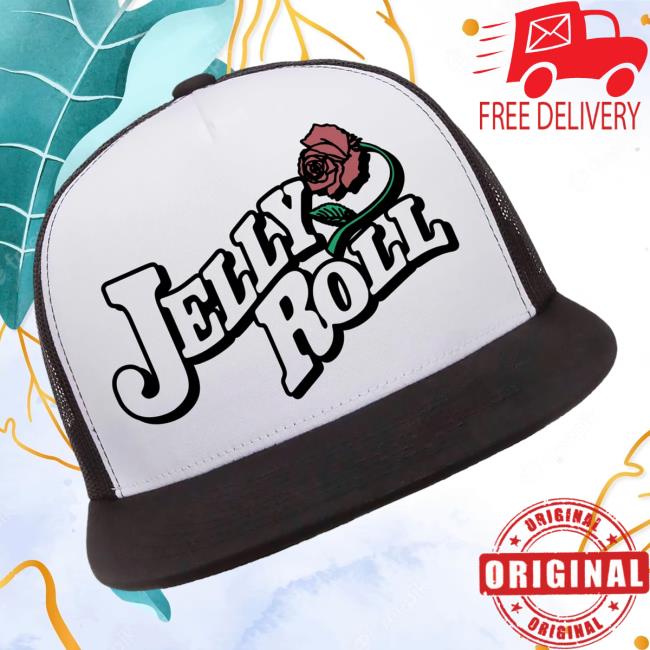 Jelly Roll Merch Store Rose Trucker Hat 3 Jelly Roll Merch Store Rose Trucker Hat