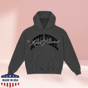 The Roots Picnic Merch Store Roots Picnic Evergreen Double Logo Pigment Black Hoodie