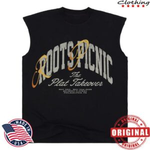 The Roots Picnic Merch Store Rp 26 Arched Logo P4e Black Muscle Tee