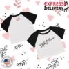 The Roots Picnic Merch Store Rp In Script Black And White Crop Top