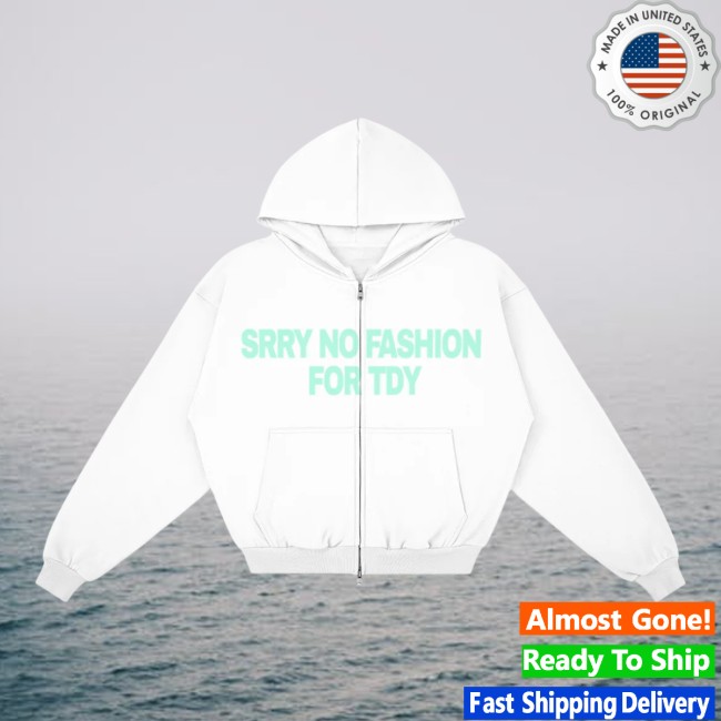 Bysofia Store Merch No Fashun Tdy Zip-Up Hoodie 3 Bysofia Store Merch No Fashun Tdy Zip-Up Hoodie