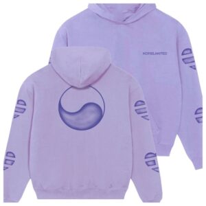 Korelimited Store Merch Purple Heart Flag Hoodie (Purple)