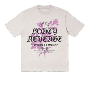 Thriller Records Merch Store Shop Honey Revenge Floral Off-White Tee