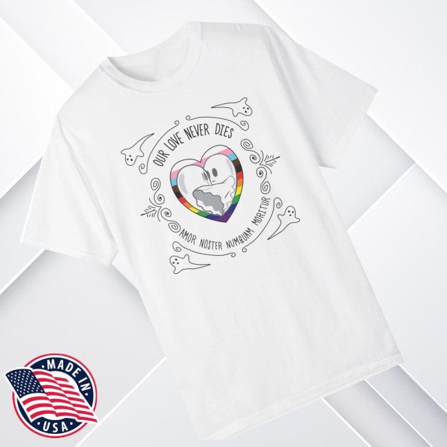 Watcher Store Merch Our Love Never Dies White Tee 2 Watcher Store Merch Our Love Never Dies White Tee