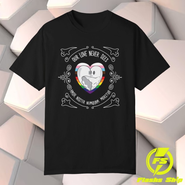Watcher Store Merch Our Love Never Dies Black Tee 3 Watcher Store Merch Our Love Never Dies Black Tee