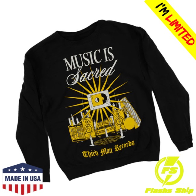 Third Man Records Store Merch Music Is Sacred Pullover 2 Third Man Records Store Merch Music Is Sacred Pullover