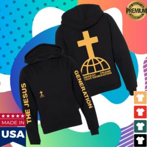 Forrest Frank Store Merch The Jesus Generation Black Tour Youth Hoodie