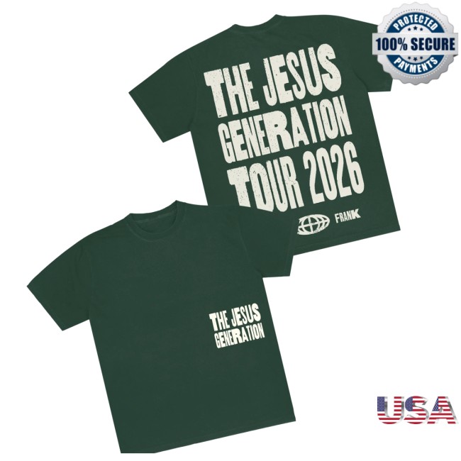 Forrest Frank Store Merch The Jesus Generation Green Tour T-Shirt 2 Forrest Frank Store Merch The Jesus Generation Green Tour T-Shirt
