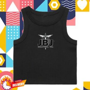 Jbj’s Nashville Store Merch Jbj’s Crop Smirk Tank Black