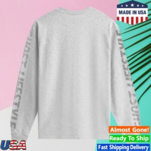 Ghost Store Merch Ghost Core Logo Long Sleeve V2 Gray