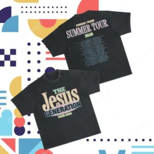 Forrest Frank Store Merch The Jesus Generation Pigment Black Tour T-Shirt