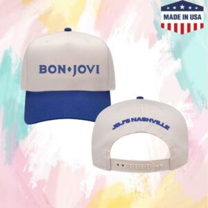 Jbj’s Nashville Store Merch Jbj’s Bon Jovi Blue Natural Snapback