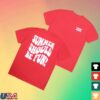 Loverboy Merch Store Summer Should Be Fun T-Shirt Red