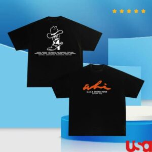 Ali Radio Merch Store Boots Black Tee
