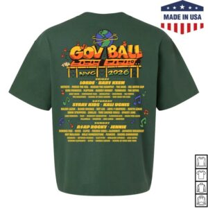 The Governors Ball Store Merch Aa X Marte X Gb Lineup Tee