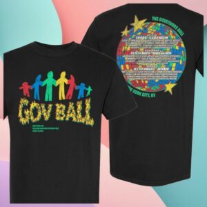 The Governors Ball Store Merch Village Lineup Tee
