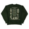 Online Ceramics Store Merch Basic Human Needs Dark Green Fleece Crewneck