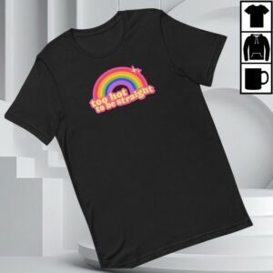 Paris Hilton Store Merch Too Hot To Be Straight Tee