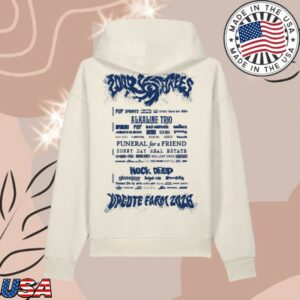 2000Trees Store Merch 2026 Line Up Hoodie – Ecru