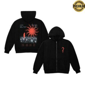 Louis Tomlinson Merch Store How Did We Get Here North America Tour Black Zip Hoodie