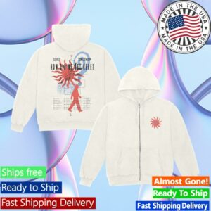 Louis Tomlinson Merch Store How Did We Get Here North America Tour Natural Zip Hoodie