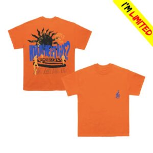 Louis Tomlinson Merch Store How Did We Get Here North America Tour Orange T-Shirt