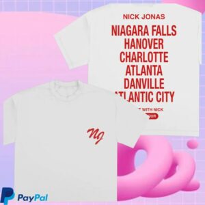 Nick Jonas Store Merch Nj Tour Tee