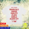 Nick Jonas Store Merch Nj Tour Tee