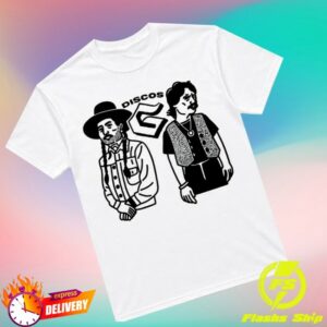 Hermanos Gutierrez Store Merch Discos G Cartoon White Tee