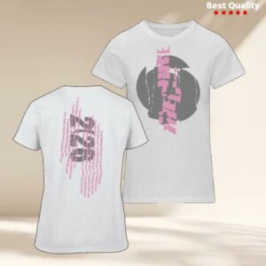 The Cure Store Merch Vertical Festival Summer White T-Shirt