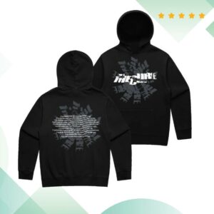 The Cure Store Merch Festival Summer Dateback Hoodie