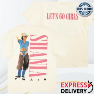 Shania Twain Store Merch Let’s Go Girls Vintage Tour Tee