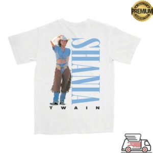 Shania Twain Store Merch Let’s Go Girls Vintage White Tee