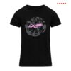 The Cure Store Merch Festival Summer Dateback Women's Black T-Shirt