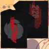 The Cure Store Merch Vertical Festival Summer BlackRed T-Shirt