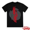 The Cure Store Merch Vertical Festival Summer BlackRed T-Shirt