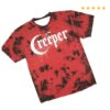Creeper Store Merch Logo Tie Dye Tee - RedBlack