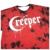 Creeper Store Merch Logo Tie Dye Tee - RedBlack