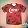 Creeper Store Merch Logo Tie Dye Tee - RedBlack