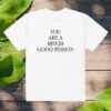 Lizzo Music Store Merch Good Person T-Shirt