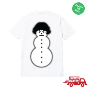 Geezyworld Merch Store Cant Ban Da Snowman Tee White