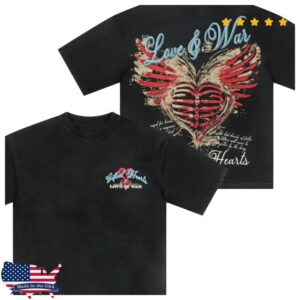 Denim Exchange Usa Store Merch Gftd La Hearts Tee – Black