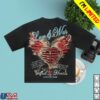 Denim Exchange Usa Store Merch Gftd La Hearts Tee - Black 1 Denim Exchange Usa Store Merch Gftd La Hearts Tee - Black