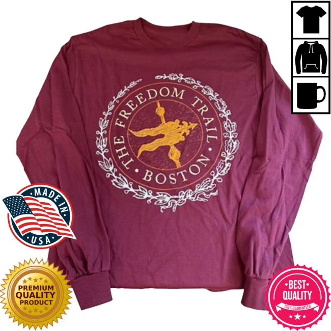 The Freedom Trail Store Merch Freedom Trail Medallion Long Sleeve T-Shirt 3 The Freedom Trail Store Merch Freedom Trail Medallion Long Sleeve T-Shirt