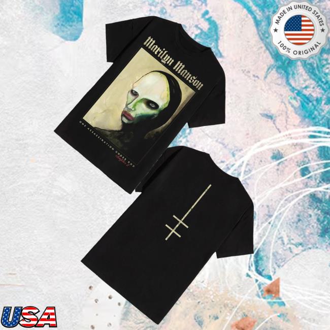 Marilyn Manson Merch Store Marilyn Manson One Assassination Under God Chapter 2 T-Shirt 3 Marilyn Manson Merch Store Marilyn Manson One Assassination Under God Chapter 2 T-Shirt