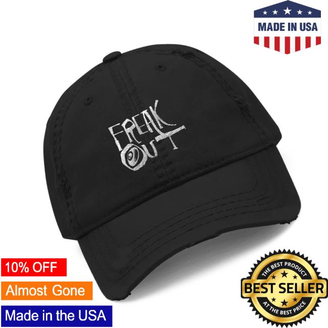 Frank Zappa Merch Store Freak Out Black Distressed Hat 3 Frank Zappa Merch Store Freak Out Black Distressed Hat