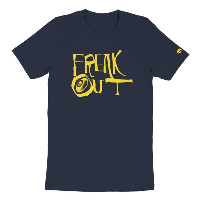 Frank Zappa Merch Store Freak Out Navy Tee 2 Frank Zappa Merch Store Freak Out Navy Tee
