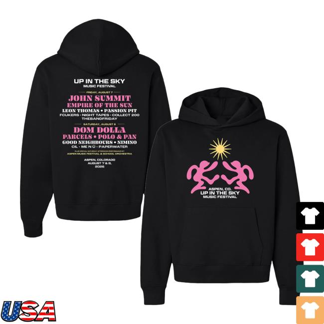 Up In The Sky Music Festival Store Merch Dancing Lineup Hoodie 5 Up In The Sky Music Festival Store Merch Dancing Lineup Hoodie