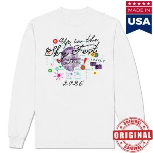Up In The Sky Music Festival Store Merch Disco Longsleeve Lineup Tee